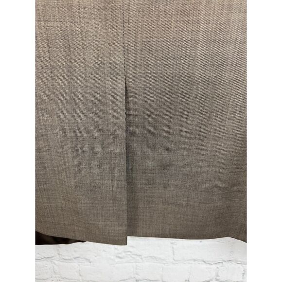 VAN HEUSEN light brown 100% wool mens classic career jacket blazer size 42S - Picture 7 of 12
